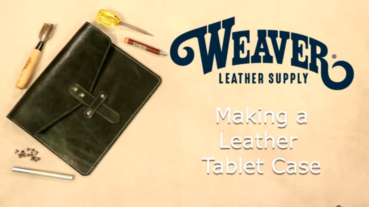 Making a Leather Tablet Case