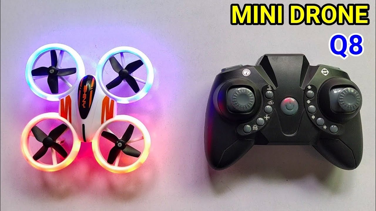Shiny Q8 Mini Smart Drone Unboxing only 2 minute-//D.k toys