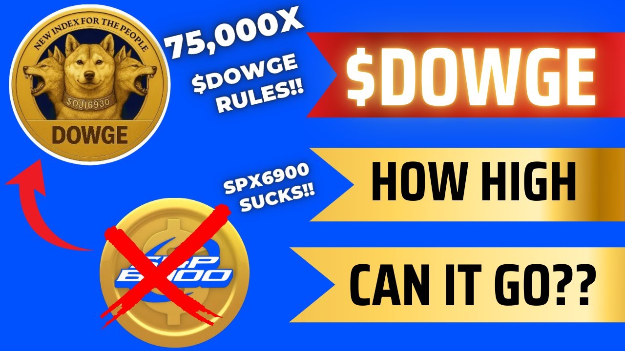 $DOWGE - CAN IT REACH $20 TRILLION AND SURPASS THE DOW JONES??