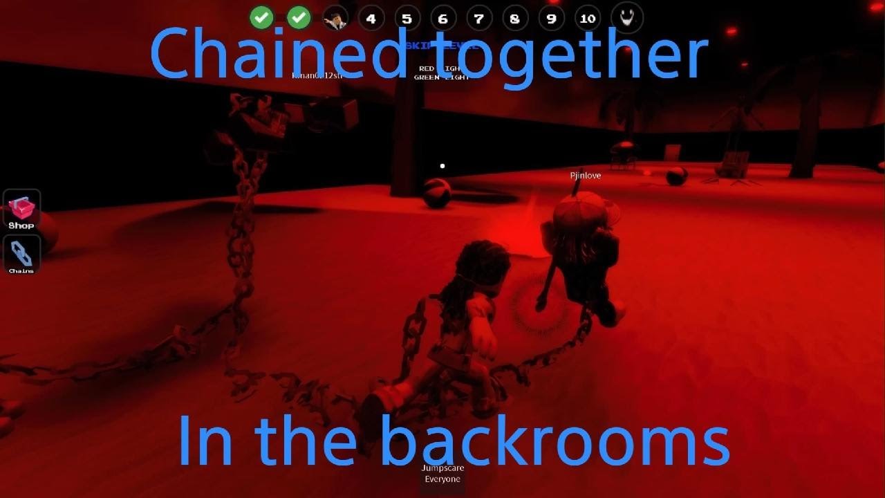 CHAINED TOGETHER IN THE BACKROOMS