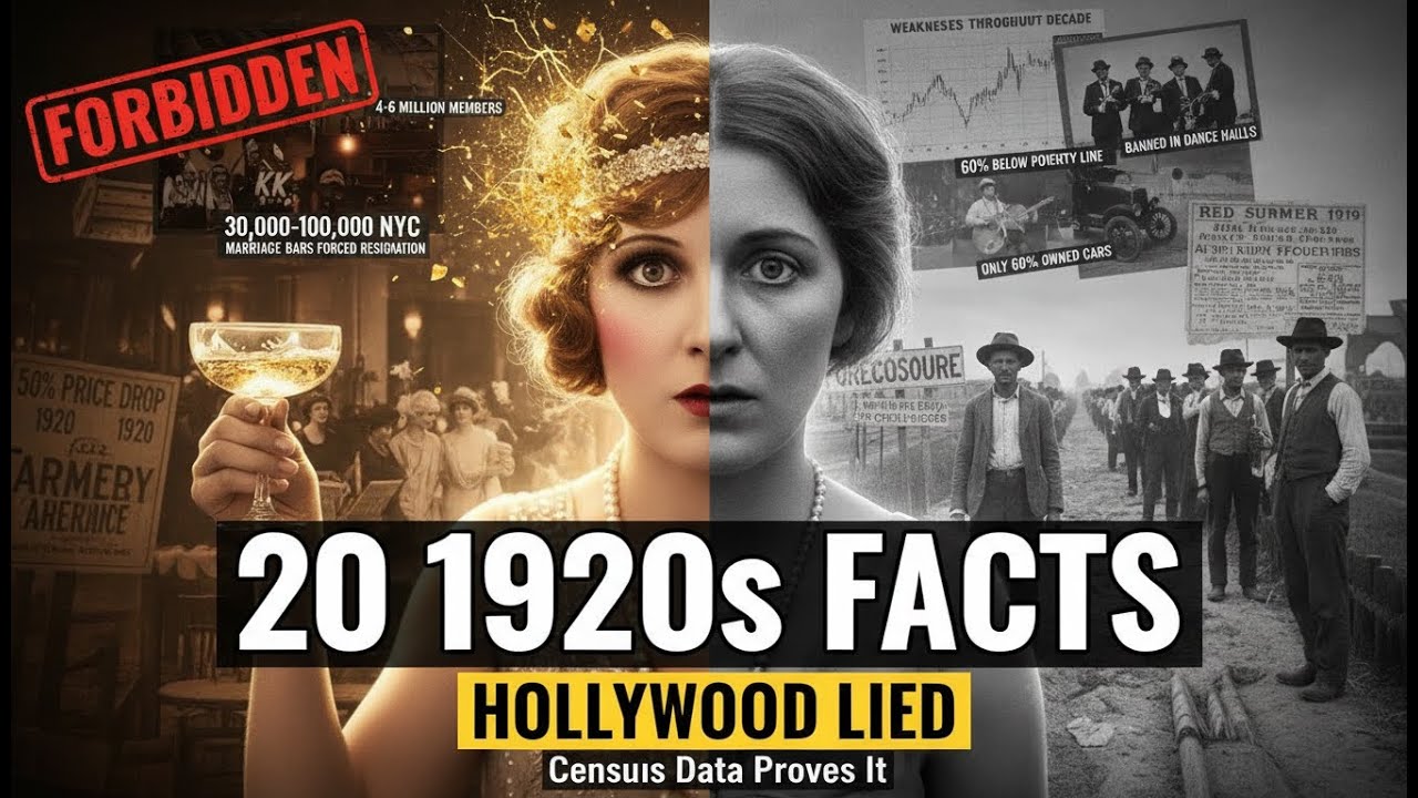 20 HIDDEN 1920s Facts So Shocking They Rewrote History Books