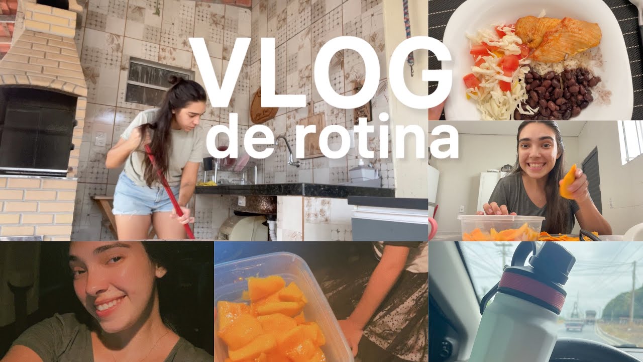 Rotina de terapias, faxina na área gourmet, corrida, organização dos lanches