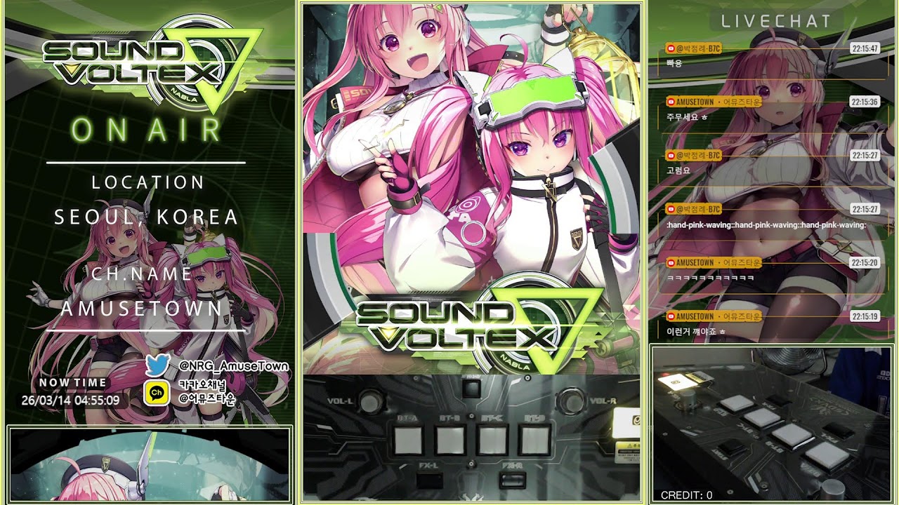 [AmuseTown] SDVX -Valkyrie model- Live stream