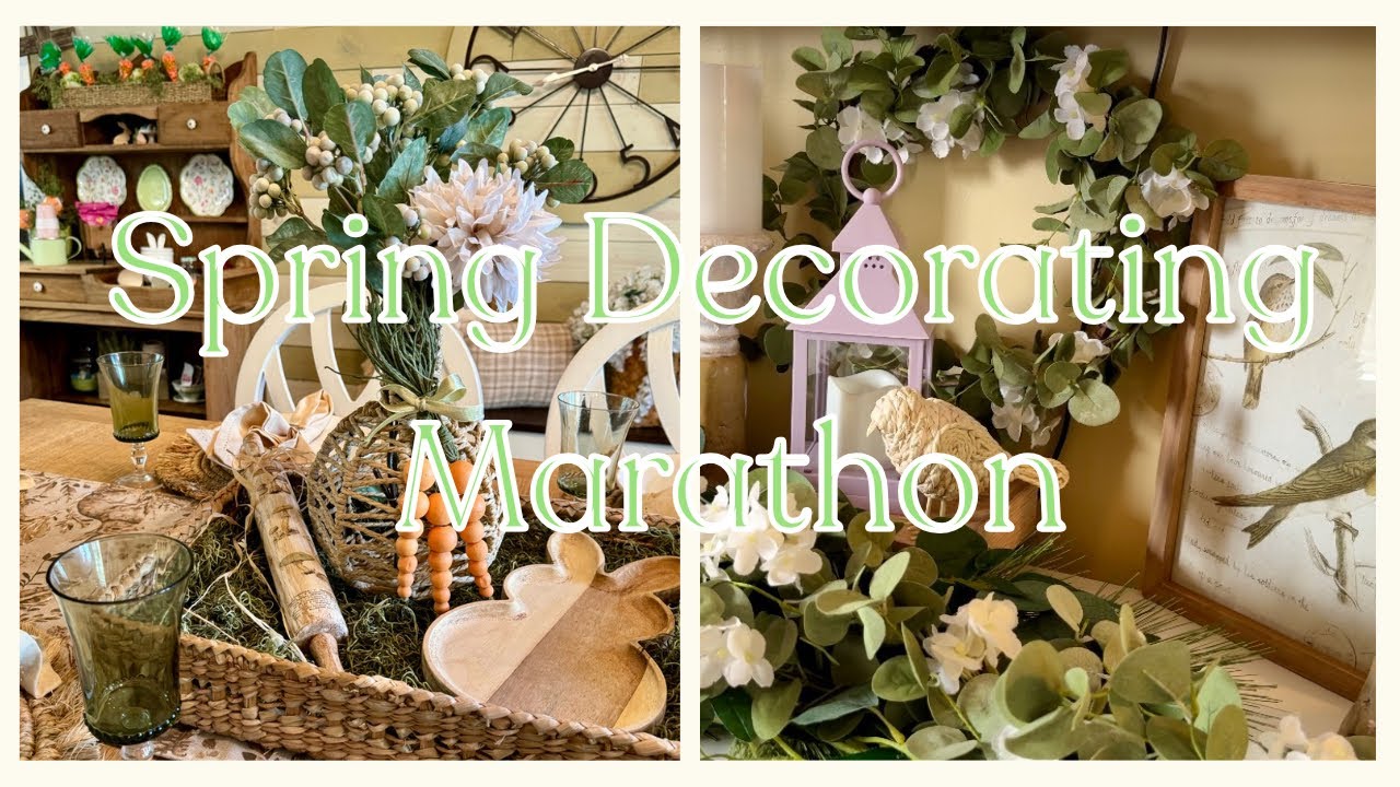 🐥🐰🌷Hr. Long Spring/Easter Decorating Marathon