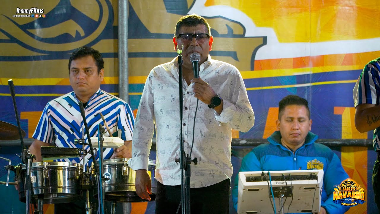 EL GATO FELIX NAVARRO Y SOMBRA AZUL EN EL BARRIO SCESAR VALLEJO 2025 (Concierto Completo)
