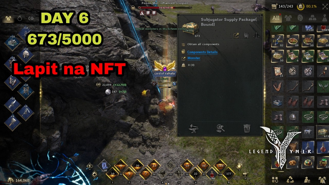 Legend Of Ymir -  Tamang Hunt baka makaepic