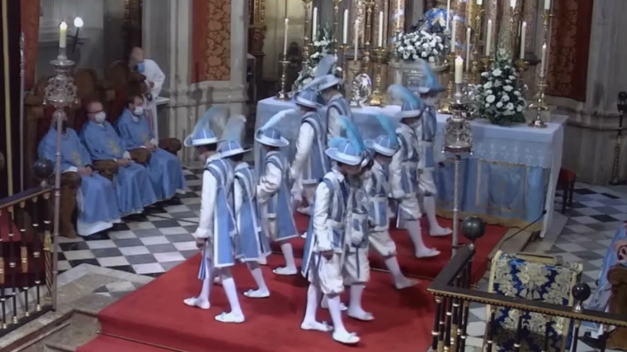 💙 El BAILE DE LOS SEISES a la INMACULADA CONCEPCIÓN en la Catedral de Guadix