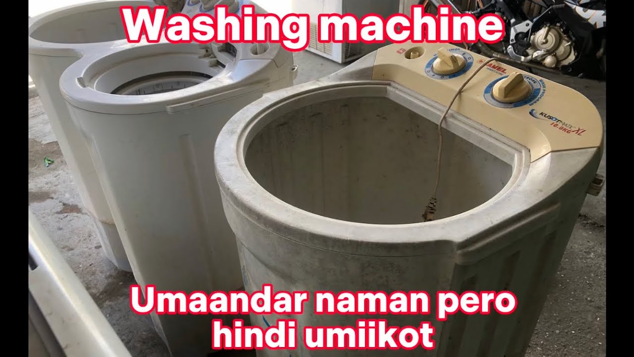 Washing machine umaandar pero ayaw umikot’ ito yung dapat gawin.