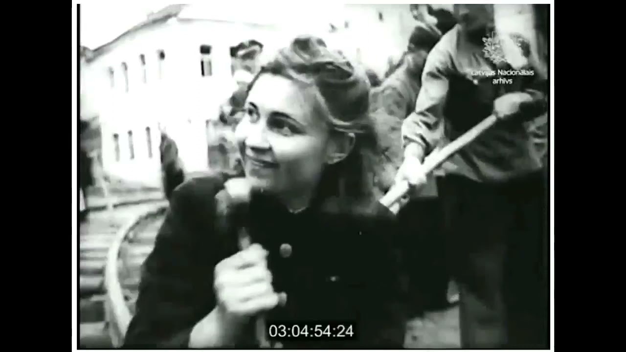 1946 год. Послевоенная Латвия. Киножурнал 