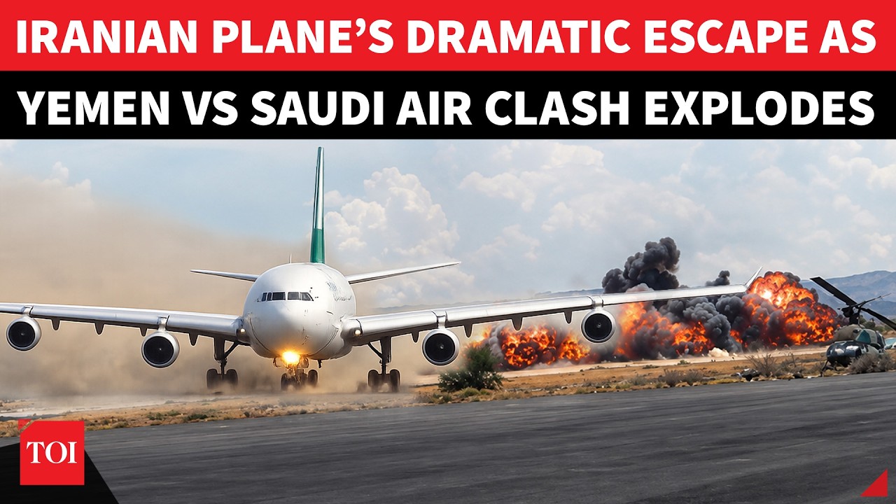 Iranian Plane's Wild Escape After Saudi, Yemen Aerial Clashes Erupt; Aircraft Rerouted After Strike