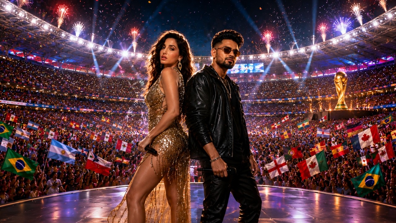 Nora Fatehi & Sanjoy -_- FIFA WORLD CUP 2026 OPENING CEREMONY ANTHEM (Officiam Music Video)