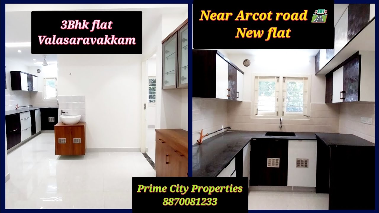 3Bhk Flat Sale in Valasaravakkam, Chennai 🆔2352 #newflat #approved #Near Arcot road #furnished #flat