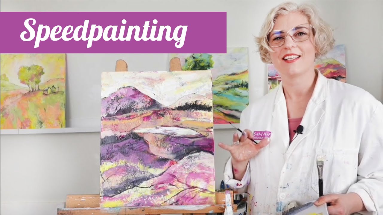 Nr 152 - Speed-painting med två kulörer