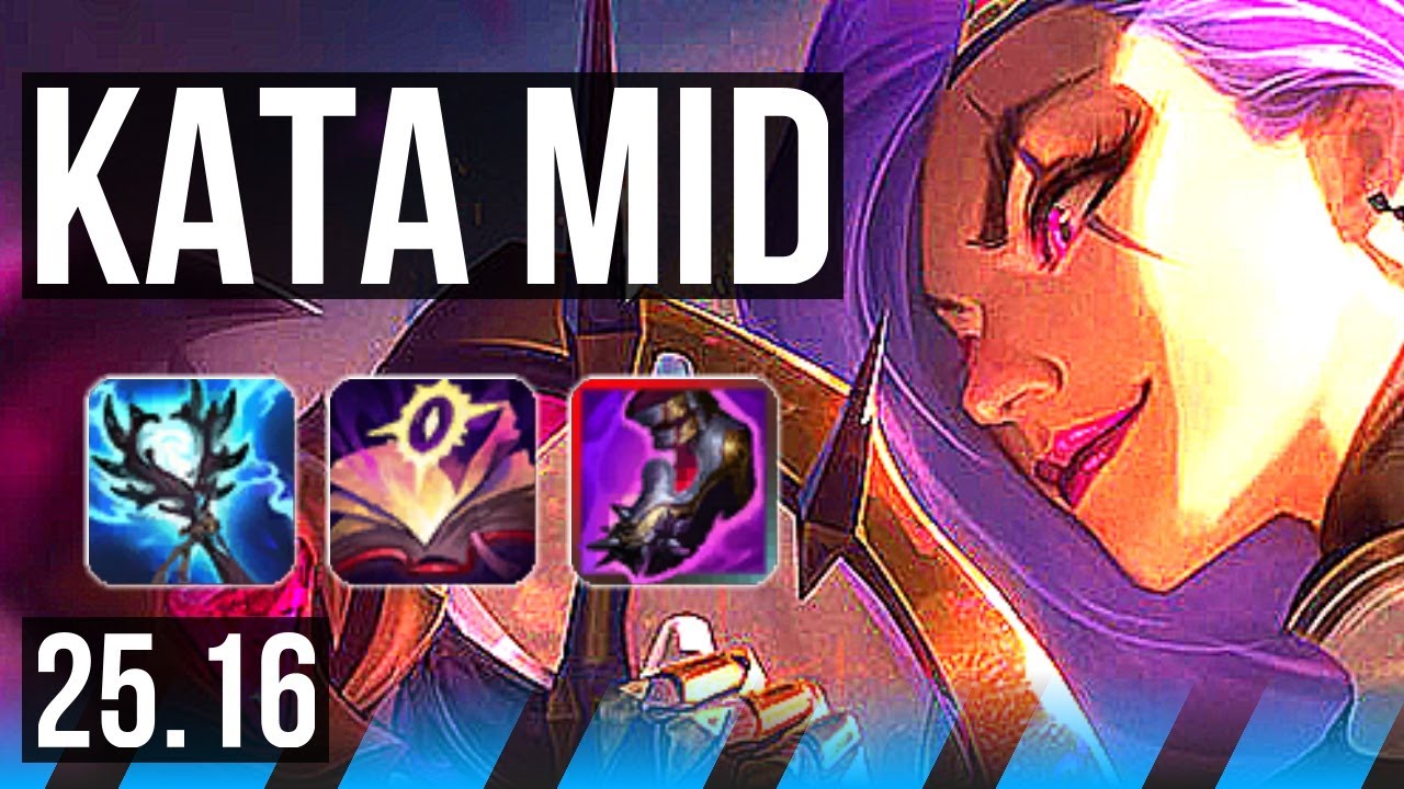 KATARINA vs LISSANDRA (MID) | Legendary | KR Master | 25.16