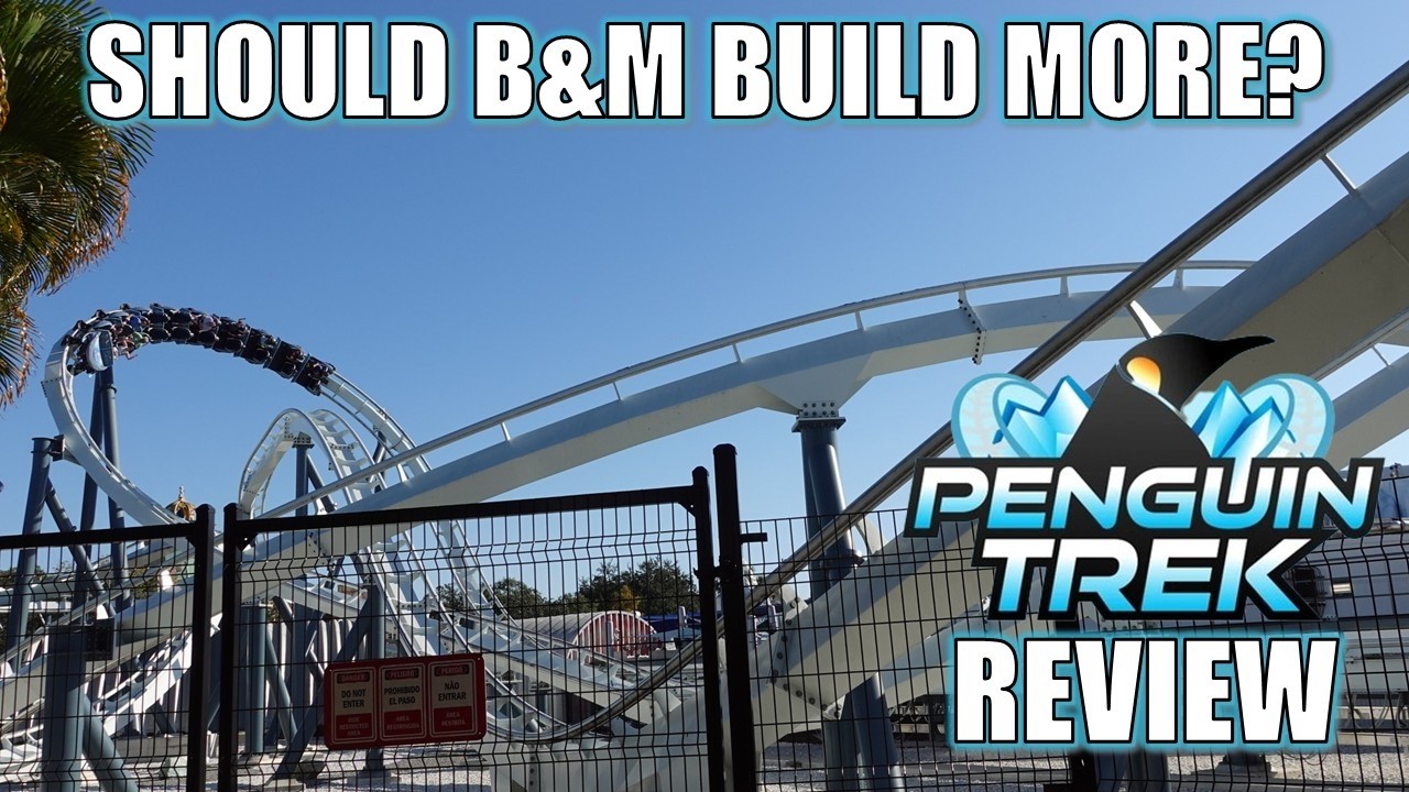 Penguin Trek Review, SeaWorld Orlando Launched Family Coaster | Should B&M Build More?