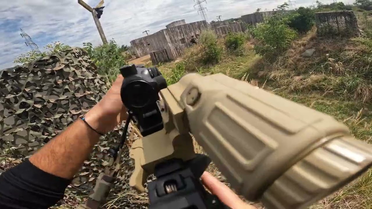 AIRSOFT MK18 HPA ACTION part 1 #airsoft #hpa #gopro #milsim