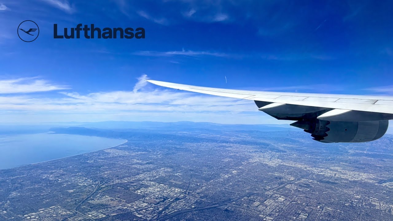 Runway 24L Takeoff Los Angeles | KLAX -- Los Angeles Intl. | Lufthansa 747-8