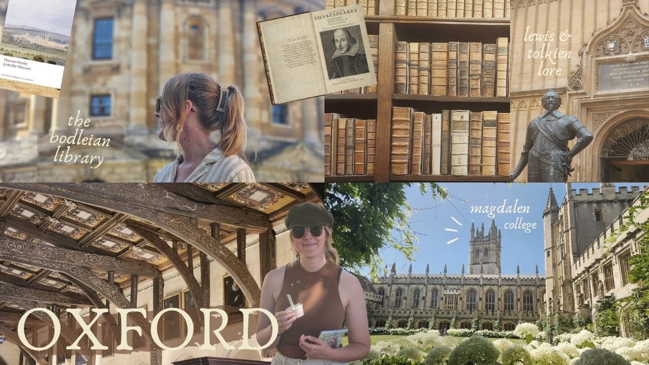 a bookish tour of oxford, stratford-upon-avon, and the cotswolds // bodleian libraries, bookstores