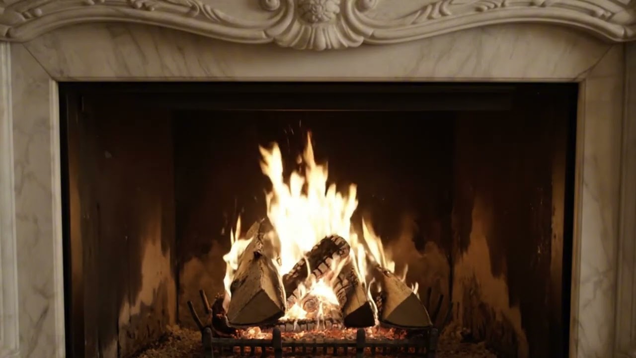 Luxury Fireplace Ambience | Crackling Fire Sounds for Sleep 