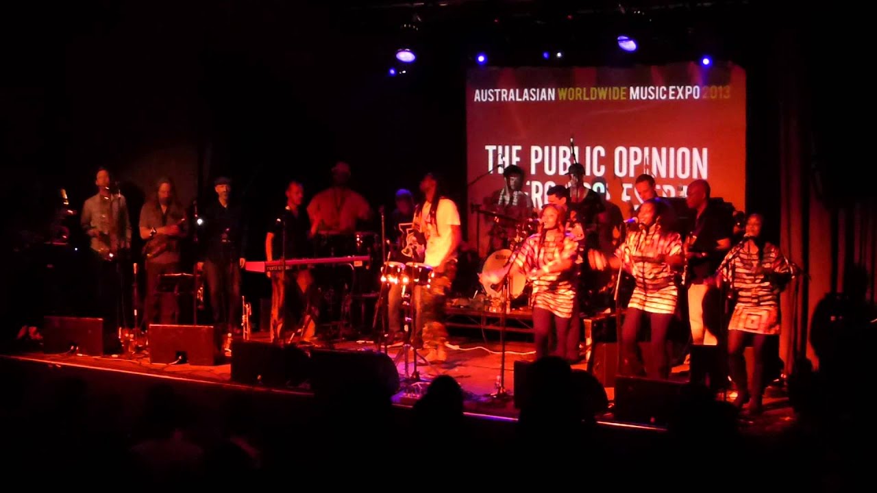 The Public Opinion Afro Orchestra live at Hi Fi Bar, Melbourne - AWME 2013