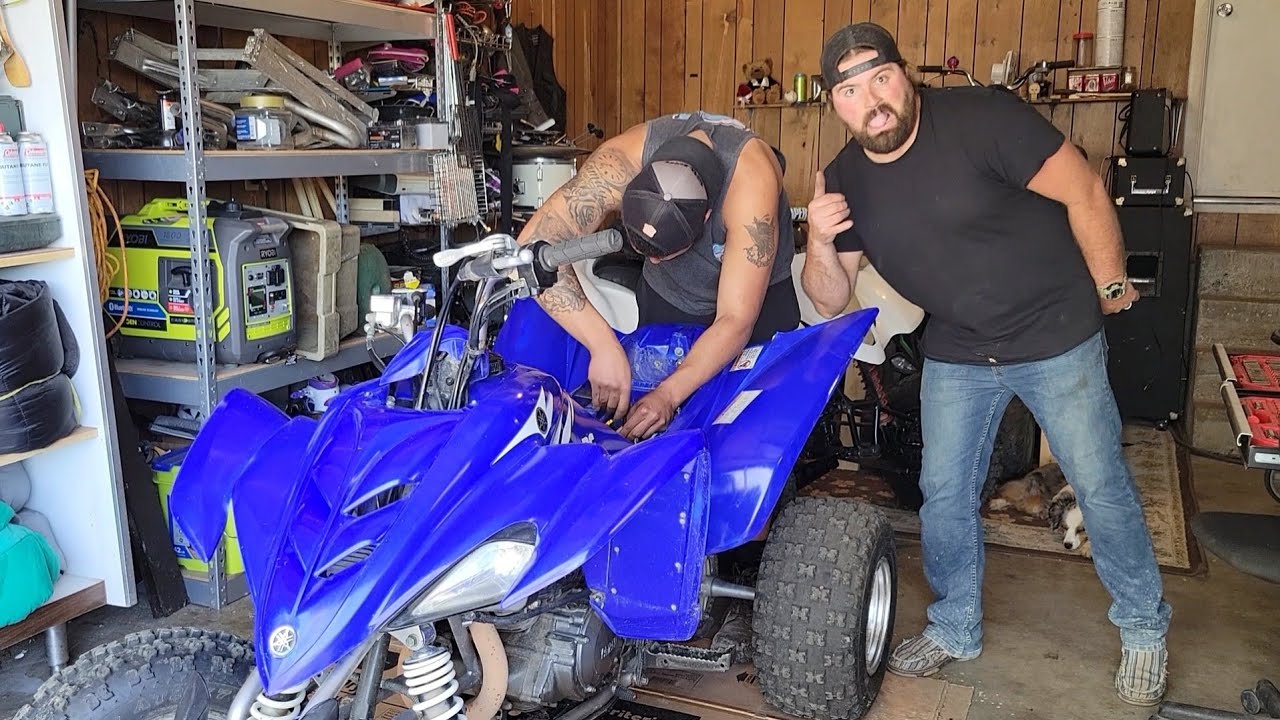 Top End Repair On The 06' Yamaha Raptor 350!