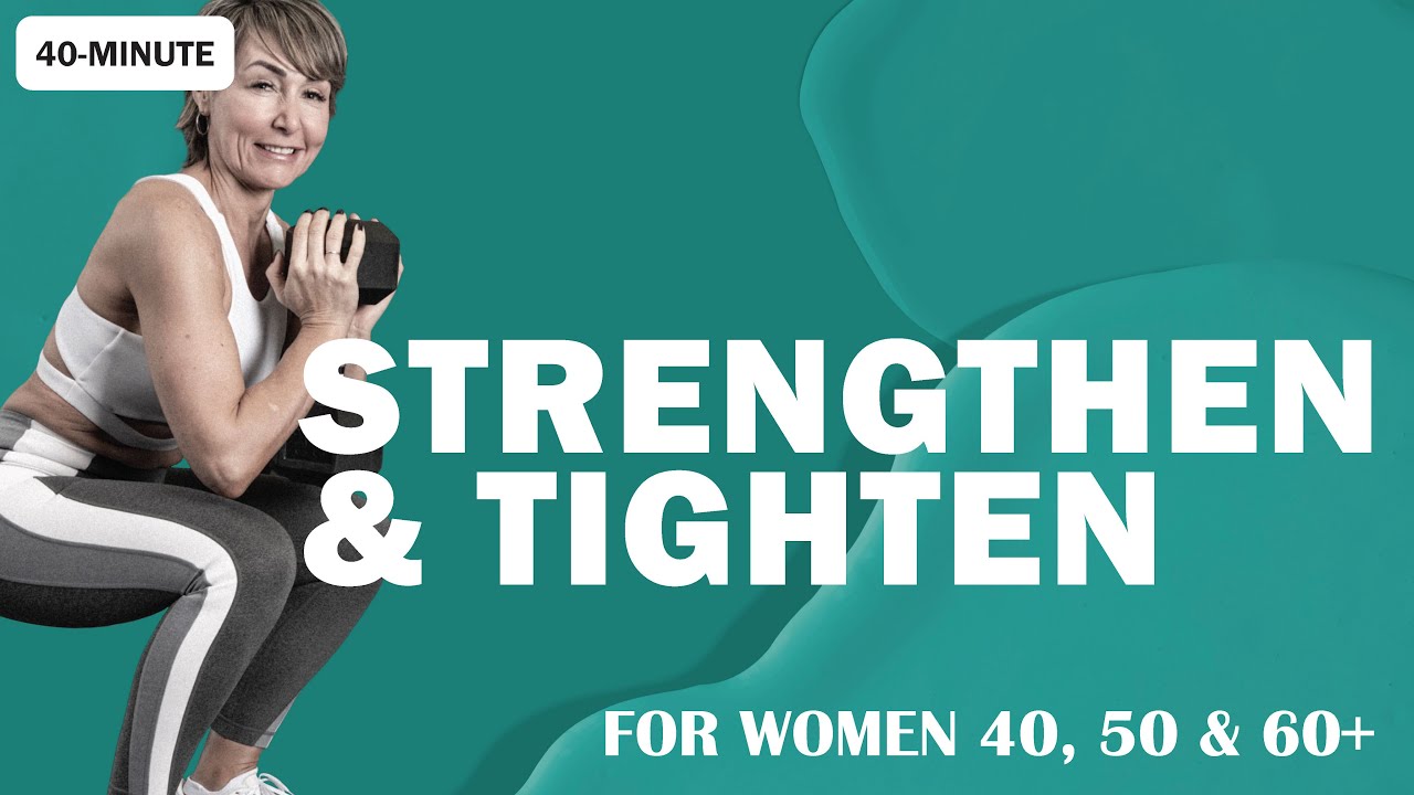 Strengthen Your Legs, Glutes and Hips at Home for Women for Over 40