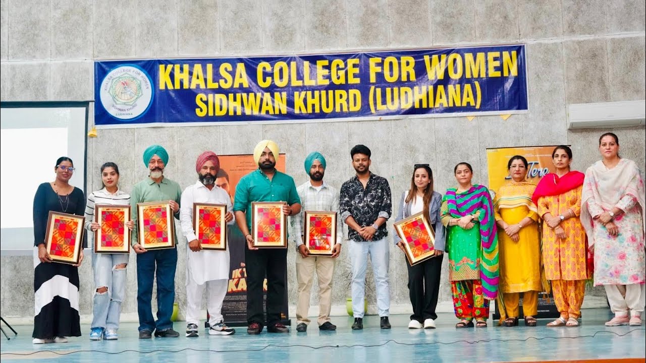 KCW Sidhwan Khurd Hosts Team of Upcoming Punjabi Movie ‘Ik Tere Kar Ke’