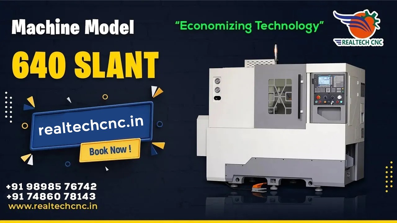 Model : 640 SLANT Bed | RealTech CNC Machine VD-351