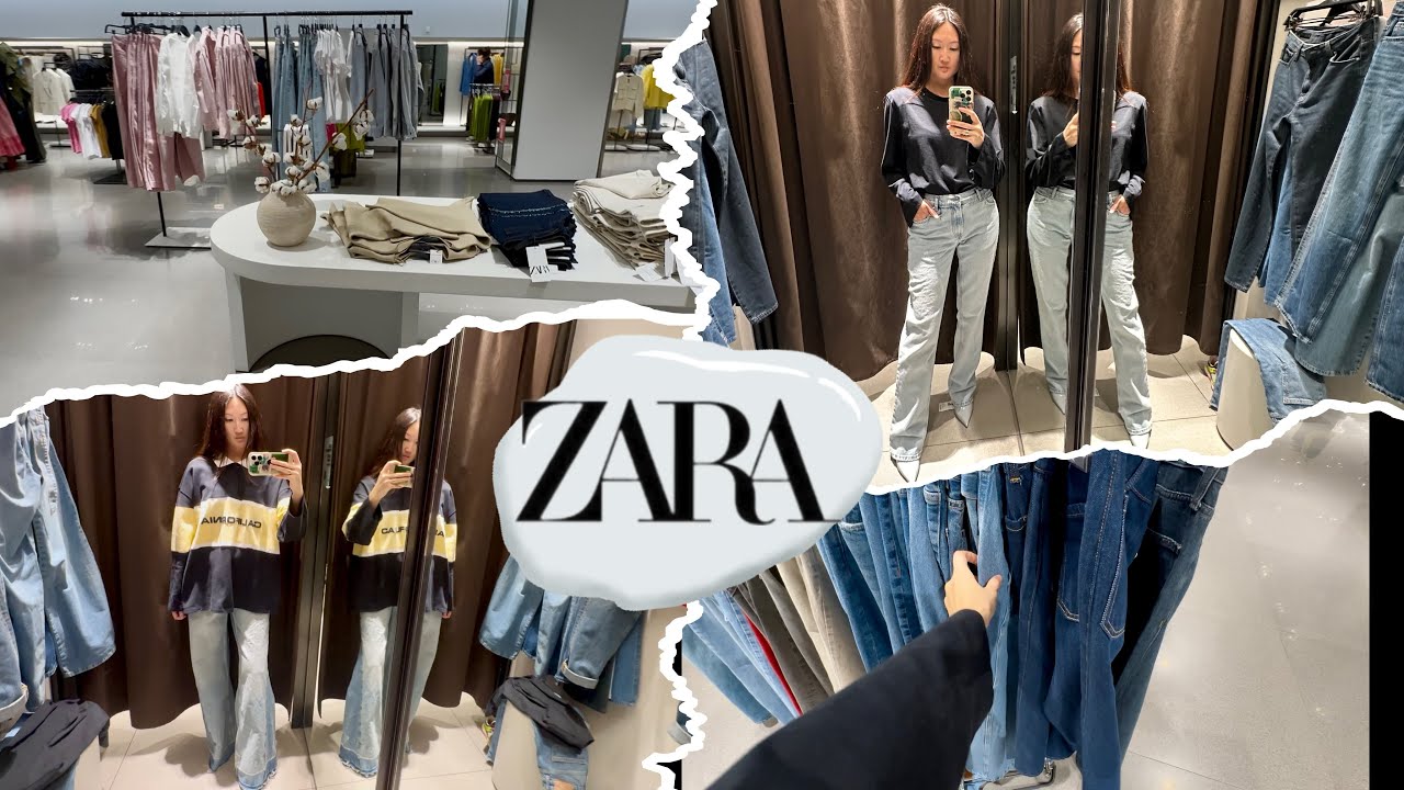 Shopping vlog ZARA / Джинсы / Большая примерка / Jeans / try on haul