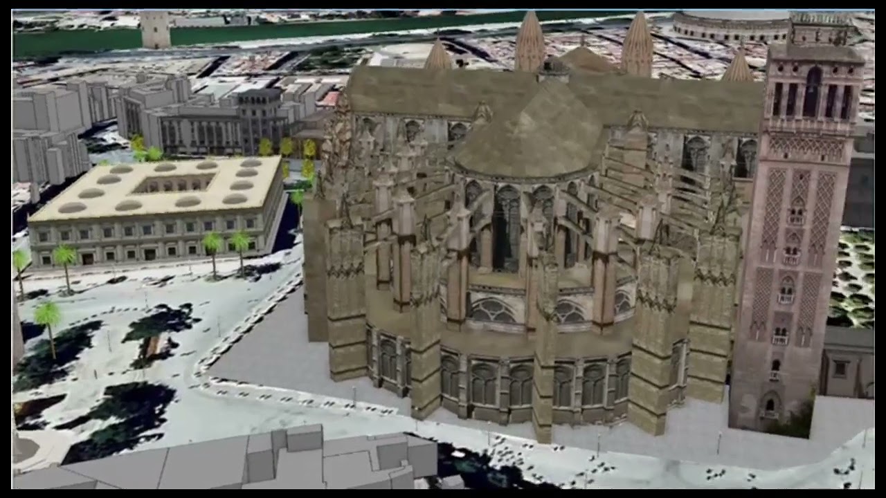 Modelación en 3D de la ciudad de Sevilla (España)
