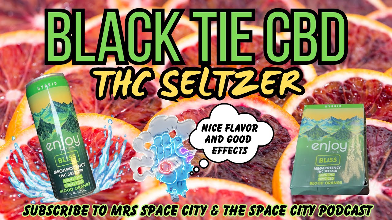 Black Tie Infused Seltzer: Blood Orange (Use Code “SpaceCity”)🍊🩸🍋