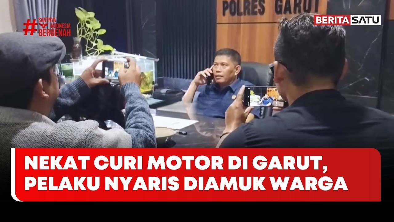 Nekat Curi Motor di Garut, Pelaku Nyaris Diamuk Warga #beritasatu