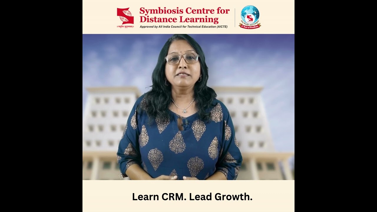 SCDL&rsquo;s PG Diploma in Customer Relationship Management | Symbiosis Distance Learning