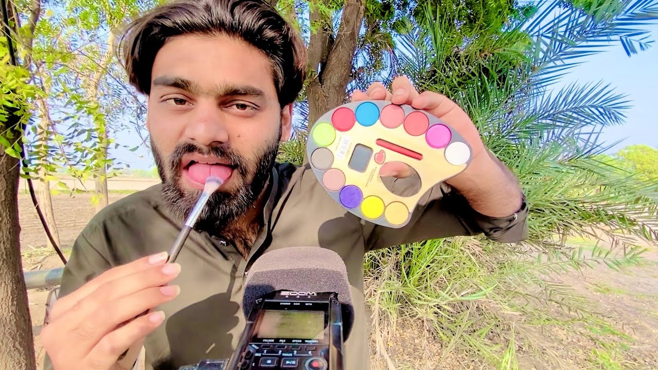 ASMR  Fast And Aggressive SPIT PAINTING 🎨 On your Face Mouth Sounds 👅