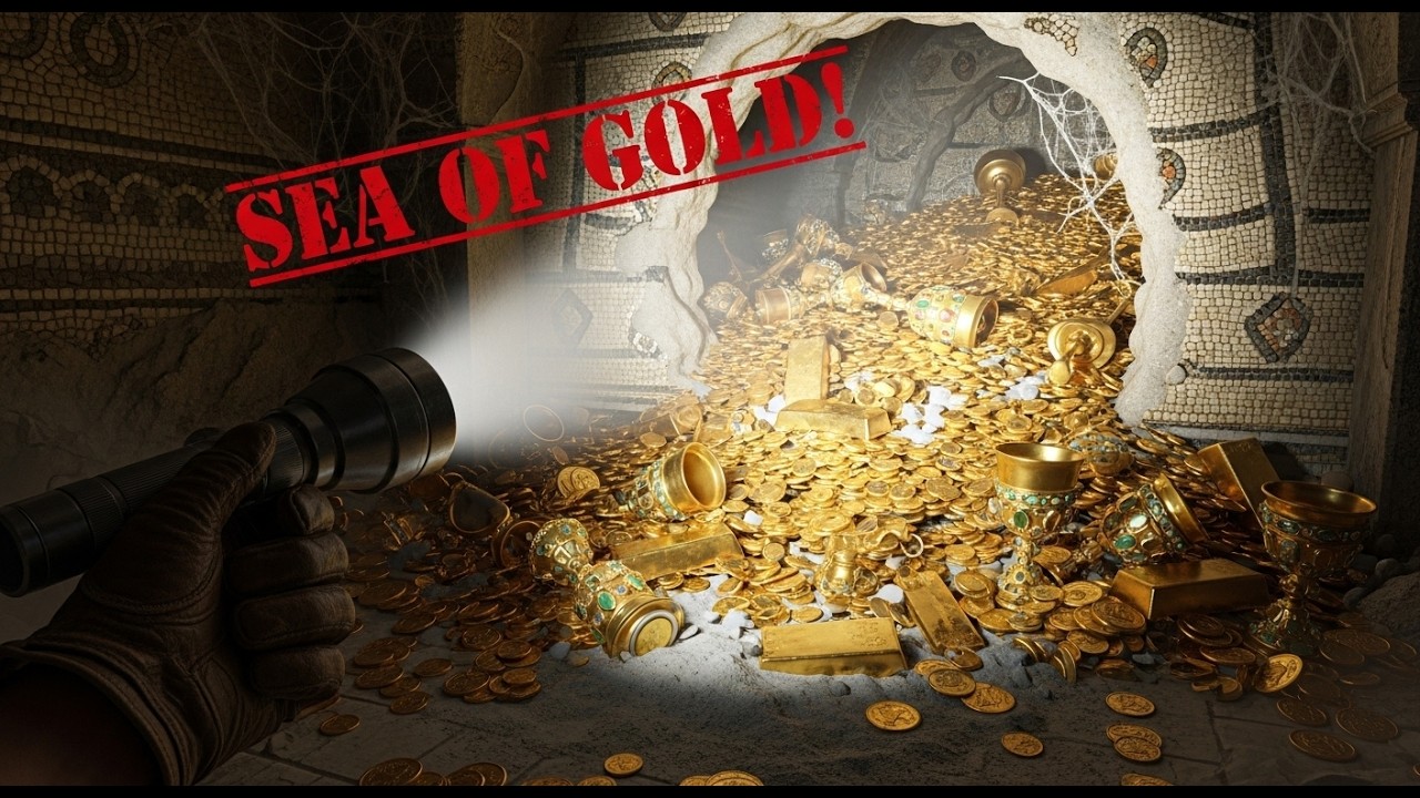 Roman Gold Vault: Untouched Treasure Hoard | Ancient Gold Hunter
