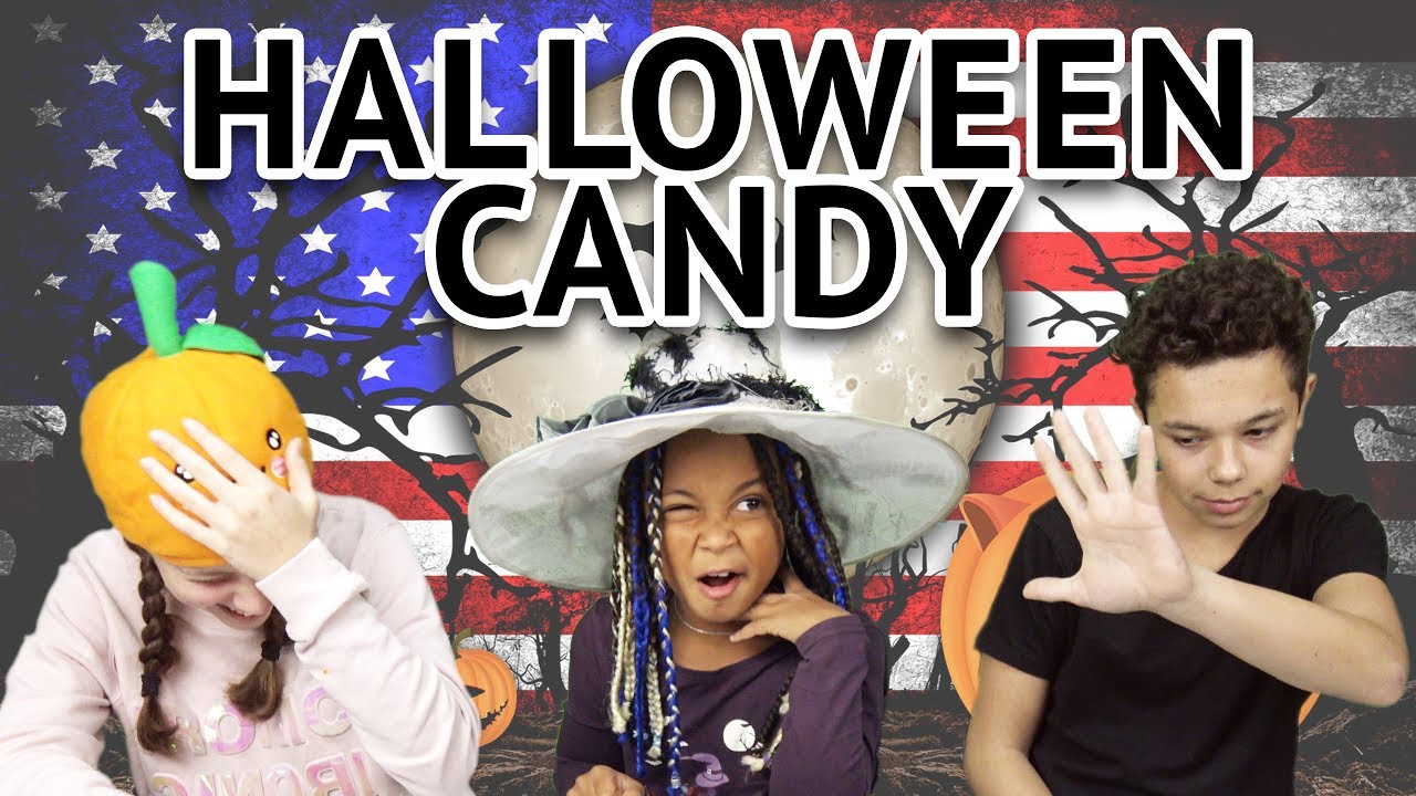 German Kids try Halloween Treats from the US