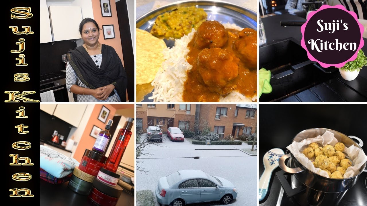 Preparing for my Exam|Busy day routine|Snowy Day in Lockdown|பருப்புருண்டை குழம்பு|Skincare products