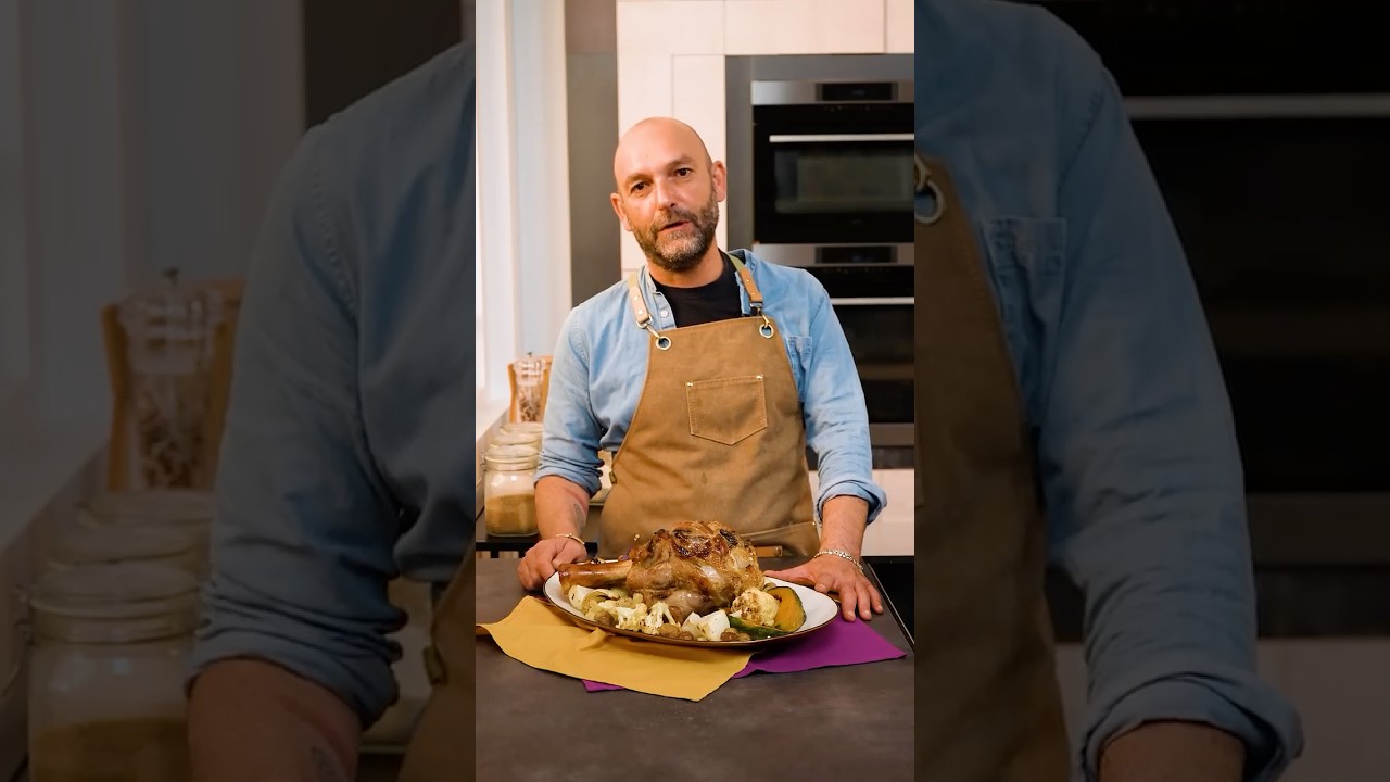 Stinco di vitello al miele con verdure - #shorts - Chef Deg