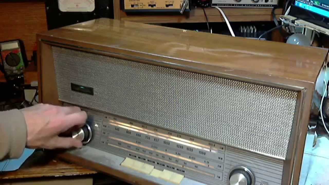 Florida Yugoslavian-built AM/FM/SW Tube Radio Video #2 - Fixing the Hum