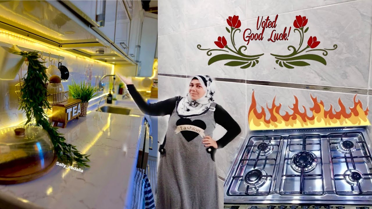 مطبخي الجديد🎉اللي هاينور البيت محتاج وضع جديد يليق بمقامة دي العروسة اللي هاتنور بيتها🤭💃🏻