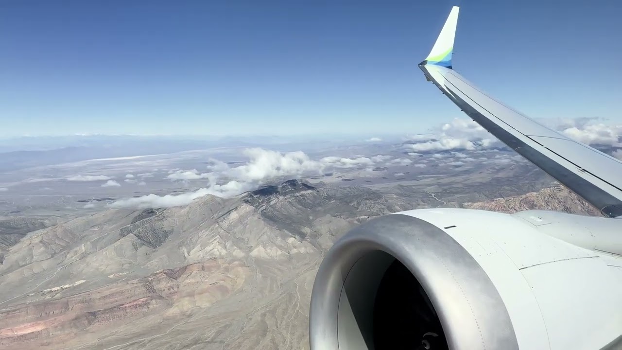 Alaska Airlines Boeing 737 Max 9 Los Angeles to Las Vegas 4K Full Flight