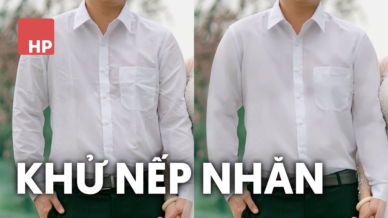 Khử nếp nhăn trên áo quần bằng photoshop | #HPphotoshop