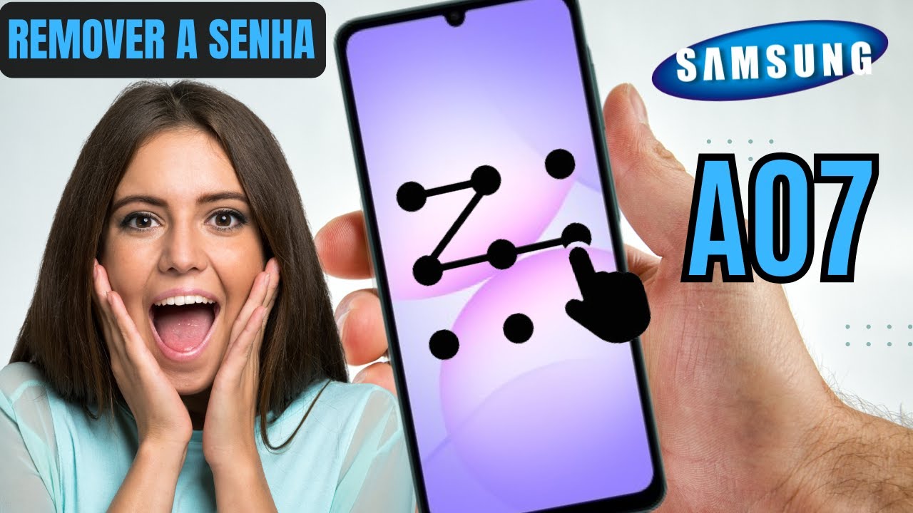 REMOVER SENHA DO USUÁRIO SAMSUNG A07  #smartphone