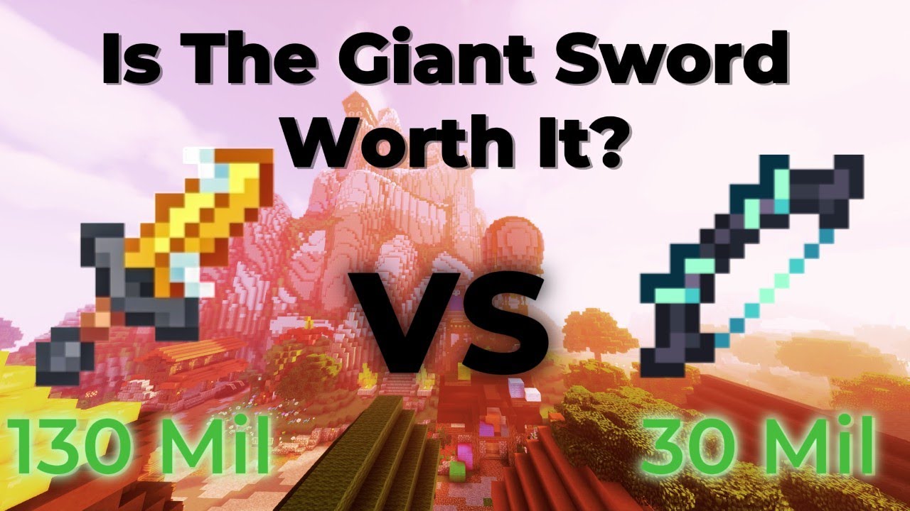 Is the Giant Sword Worth It? (Against a Juju) in Hypixel Skyblock
