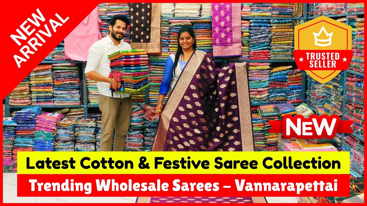 💥 New Arrivals With Spl Price 💥 Trending Wholesale Sarees Vannarapettai | Priya Just Know Fashion