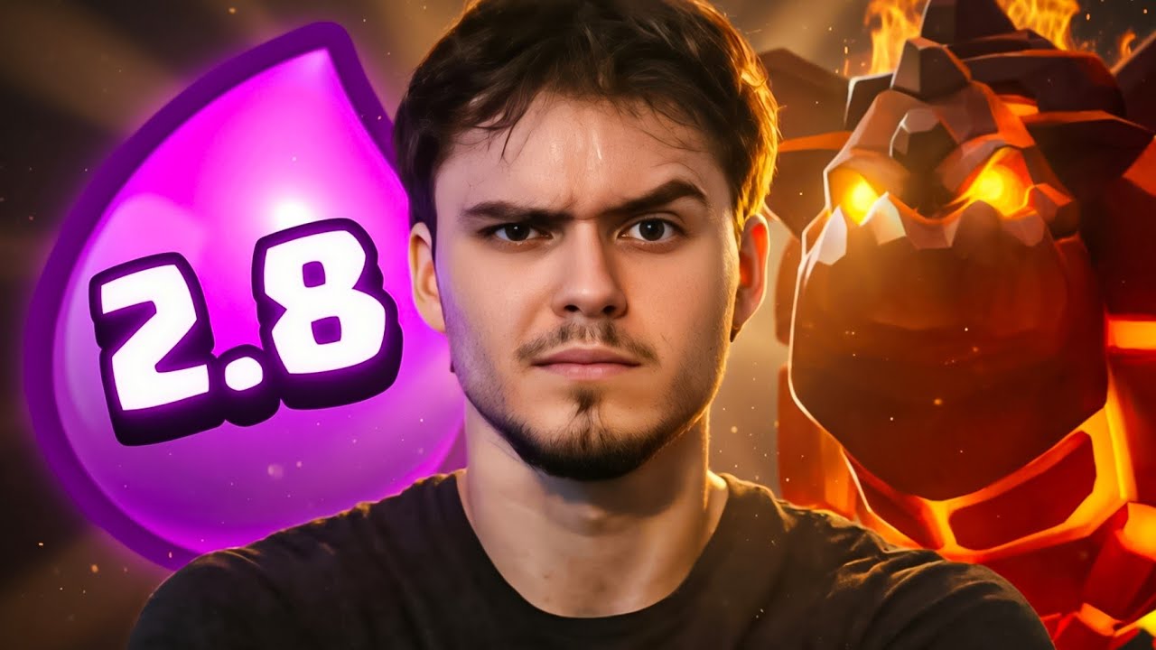 I Played the UNBEATABLE 2.8 Elixir Lava Hound Deck