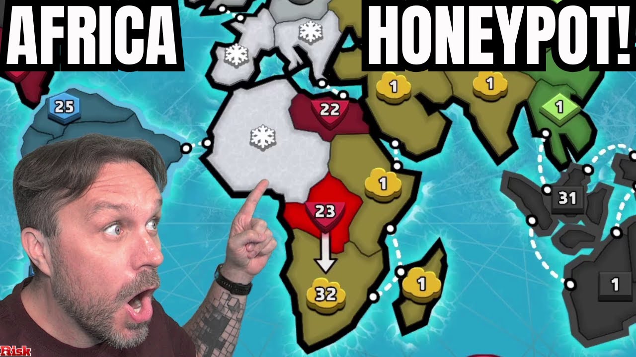 These two players went CRAZY fighting for the single point Africa honeypot!