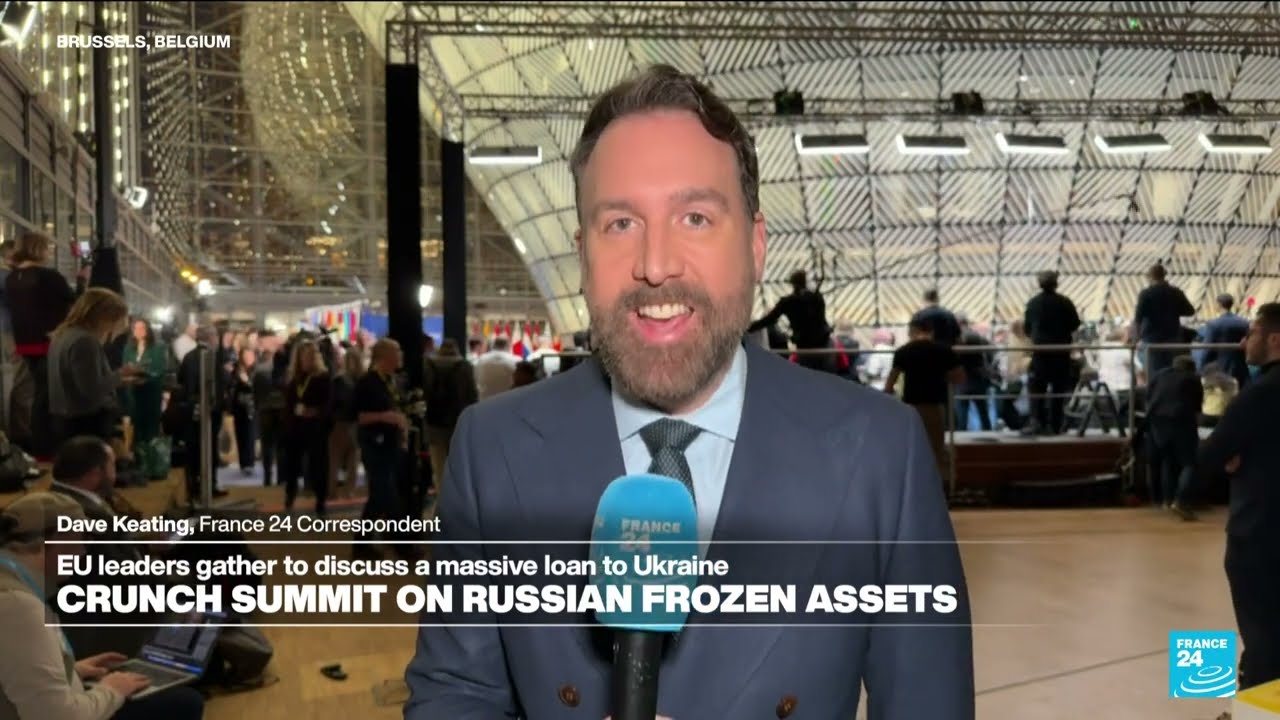 EU leaders try to find agreement on sending frozen Russian assets to Ukraine
