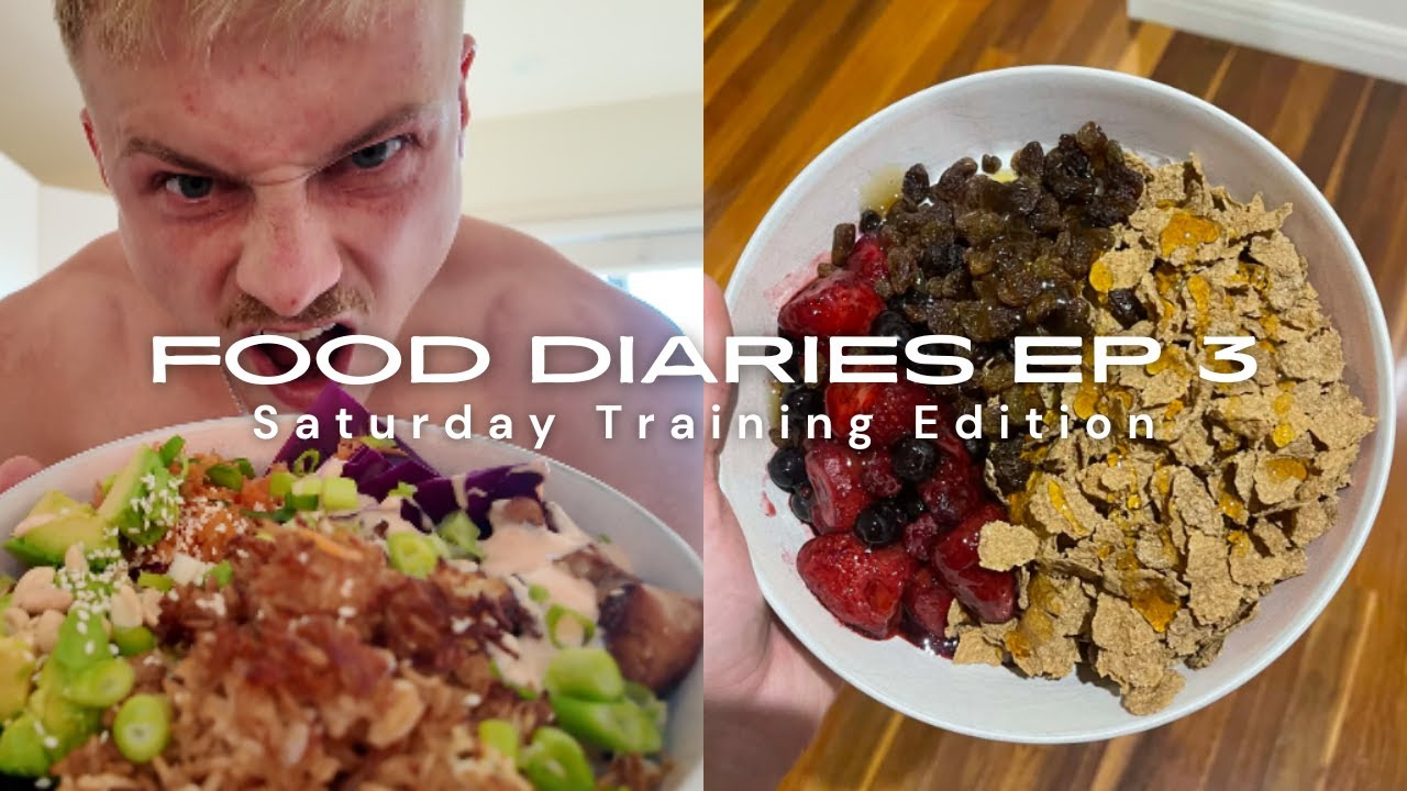 FOOD DIARIES EPISODE 3 | Saturday Main Training and Meal Prep!