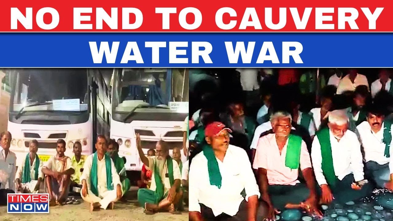 Cauvery Water Row Live: Karnataka Transport Bus Blocked By Farmers In Tamil Nadu | English News